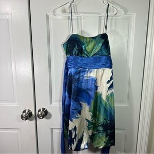 Blue shades color dress
